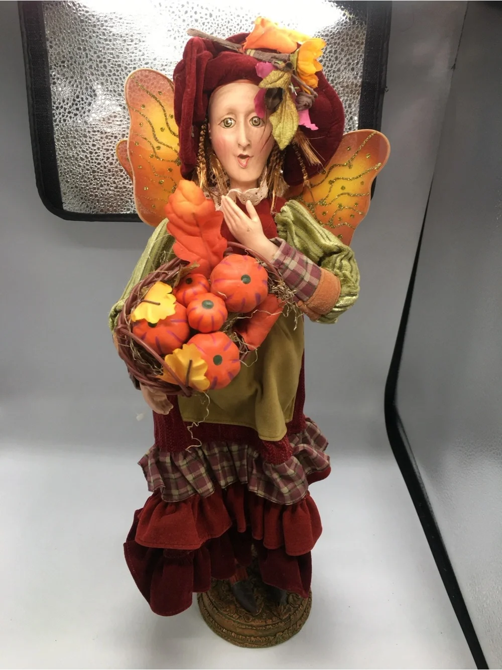 2 VTG Winward Holidays DoorGreeter Fairies Fall Harvest, Thanksgiving Decor 19